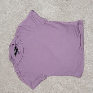 Forever 21 small purple crop top